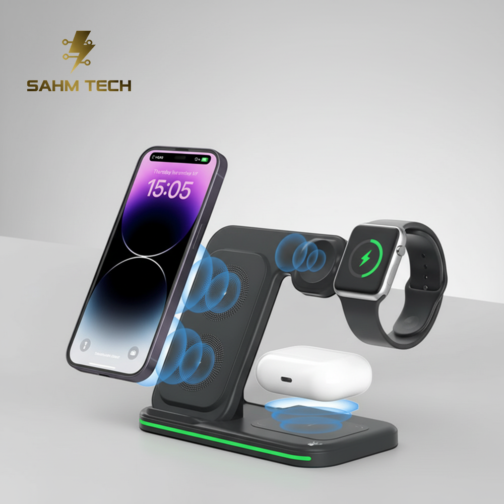 Frame-32 منصة شحن لاسلكية 3 في 1 - الصورة 1