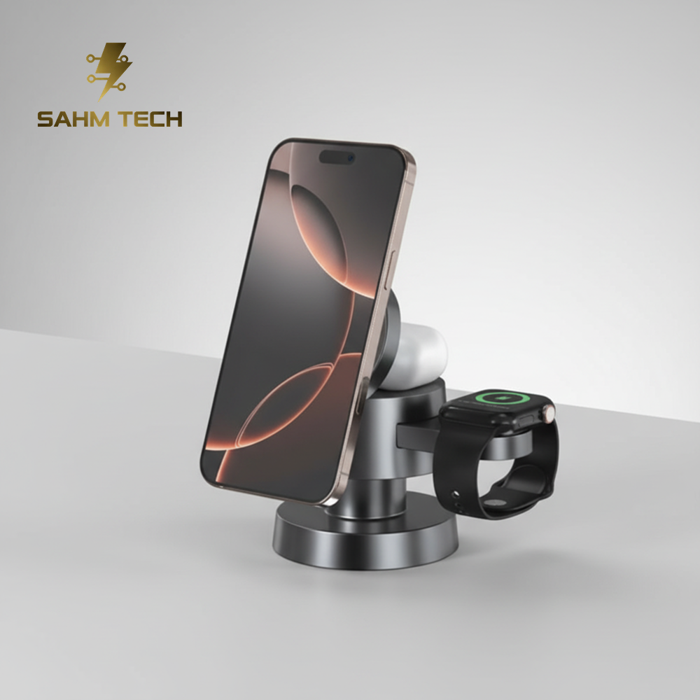 Frame منصة شحن لاسلكية 4 في 1 - الصورة 1